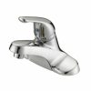 Bath & Kitchen Products B&K Lavatory | Single Metal Lever Handle Less Pop-Up - Round Base - Chrome