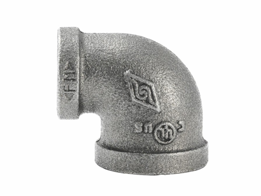 Piping Systems Southland Black Iron | 3/4-In X 1/2-In Fip Black Iron 90-Degree Elbow - Bulk