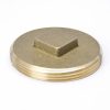 Valves, Fittings & Connectors B&K Metal | Brass 4-In Npt Raised Square Head Plug