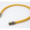 Valves, Fittings & Connectors ProLine Series Yellow Epoxy Coated Flexible Gas Connectors | 36-In 1/4-In Id Yellow Coated Csst Gas Connector - 1/2-In Mip X 1/2-In Fip
