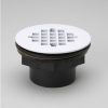 Bath & Kitchen Products B&K Drains & Strainers | Abs 2-In Solvent Weld Shower Drain 4-1/2-In White Plastic Grid