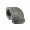 Piping Systems Southland Black Iron | 1-In Fip Black Iron 90-Degree Elbow - Barcoded