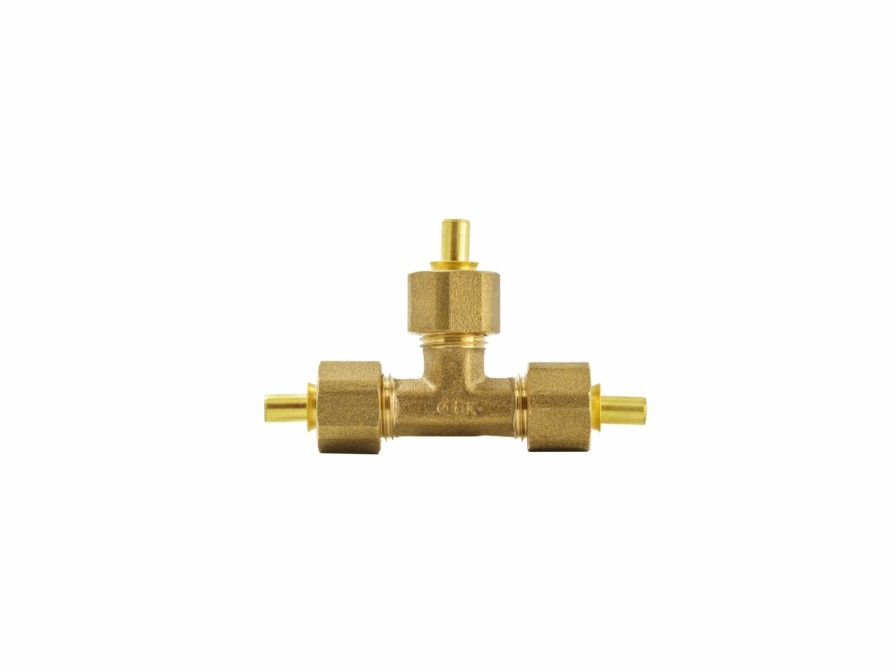 Valves, Fittings & Connectors ProLine Series Compression Fittings | Brass 1/4-In Comp X 1/4-In Comp X 1/4-In Comp Tee